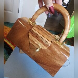 Elegant Timmy Wooden Handbag